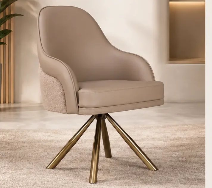 Swivel dining armchair, AR-12318